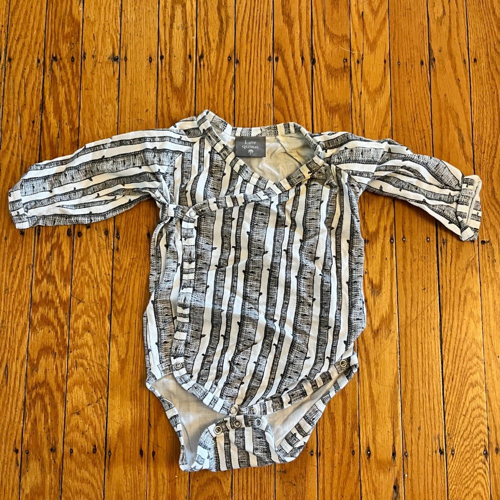 Kate Quinn long-sleeved kimono onesie 6-12 months